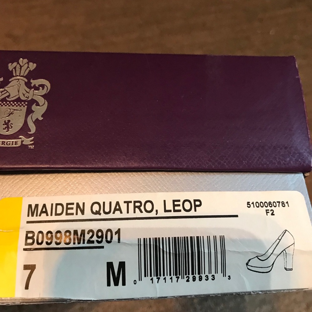 Brand new platform leopard print shoes - Picture 5 of 5